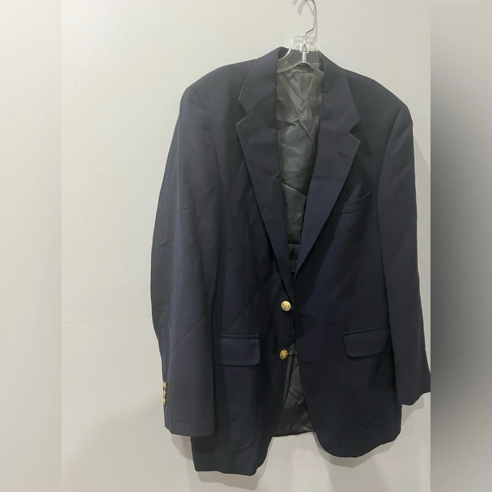 Chap Ralph Lauren navy blue suit jacket coat L